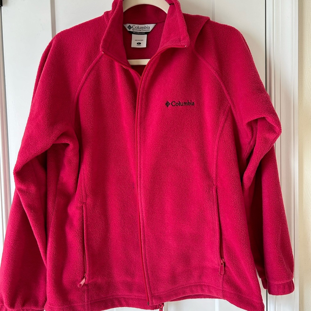 Columbia Pink Fleece Jacket